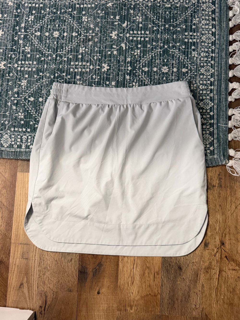 Athleta Light Gray Mini Skort